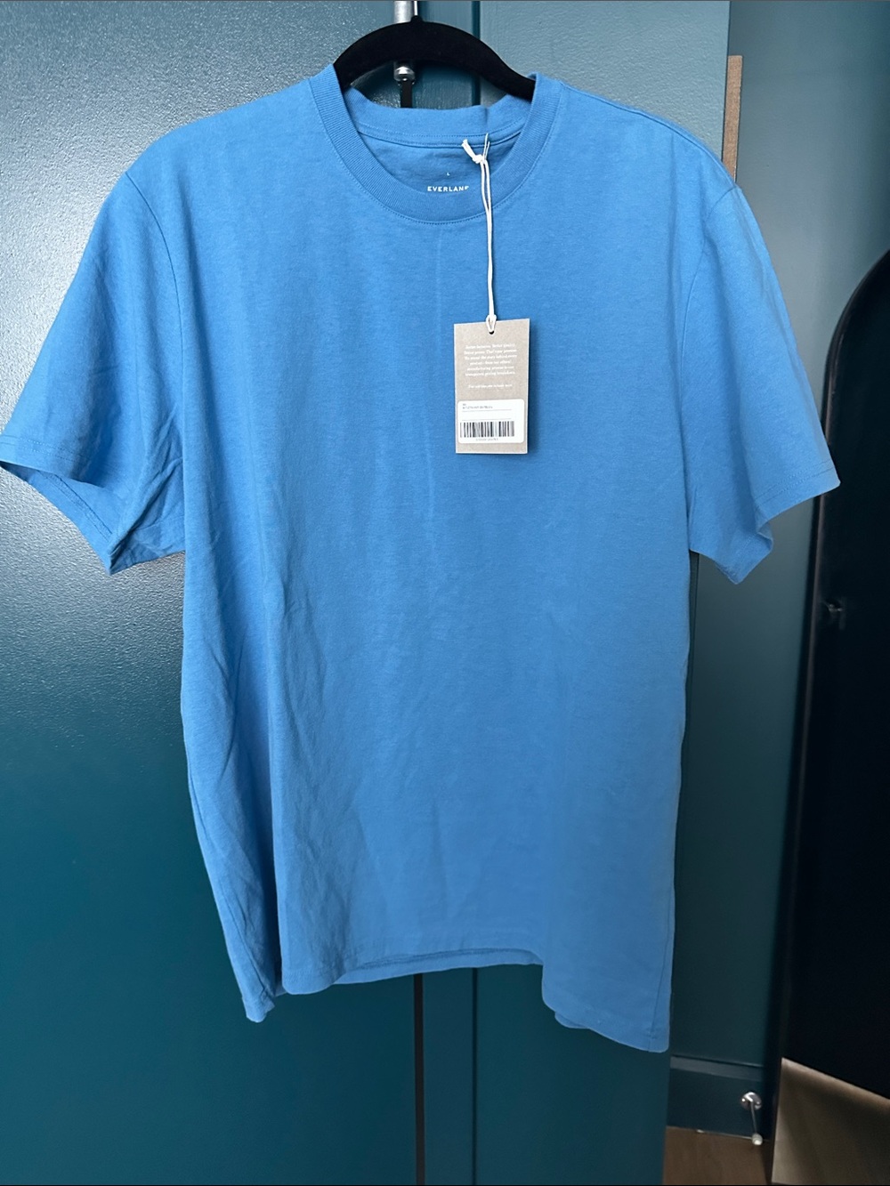 Everlane Blue Short Sleeve Crew Tee